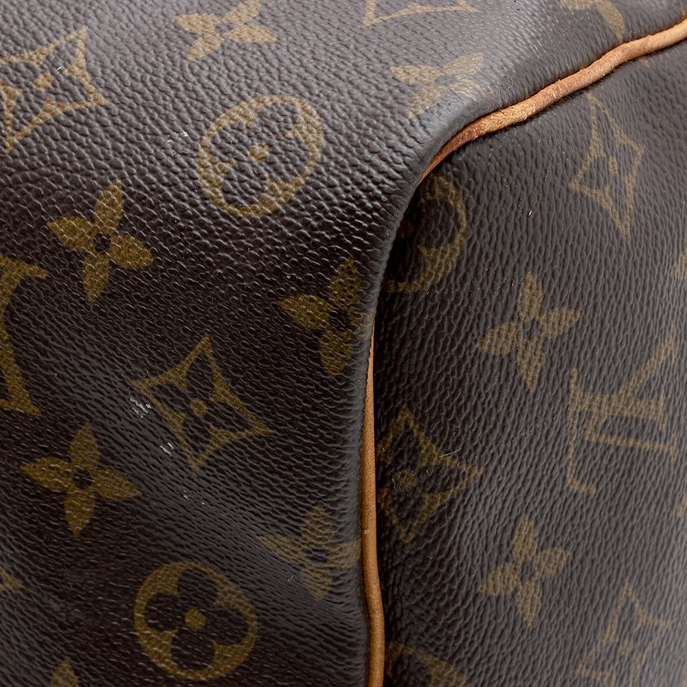 Louis Vuitton Vintage Monogram Canvas Keepall Bandouliere 60 Duffel Bag (SHF-21625)