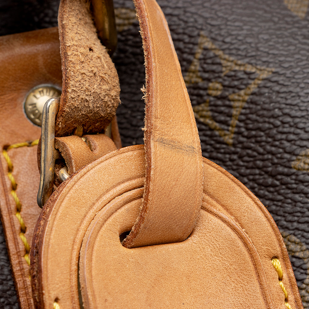 Louis Vuitton Vintage Monogram Canvas Keepall Bandouliere 60 Duffel Bag (SHF-21625)