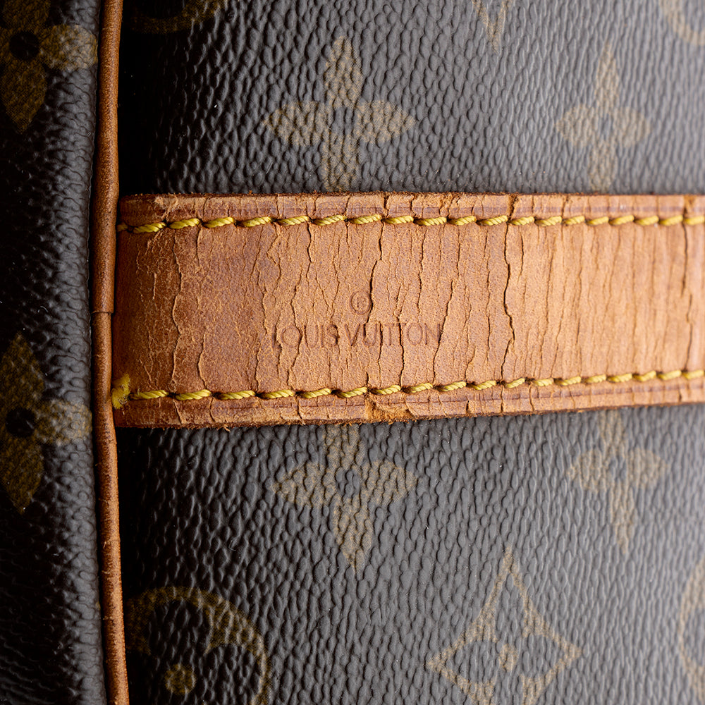 Louis Vuitton Vintage Monogram Canvas Keepall Bandouliere 60 Duffel Bag (SHF-21625)