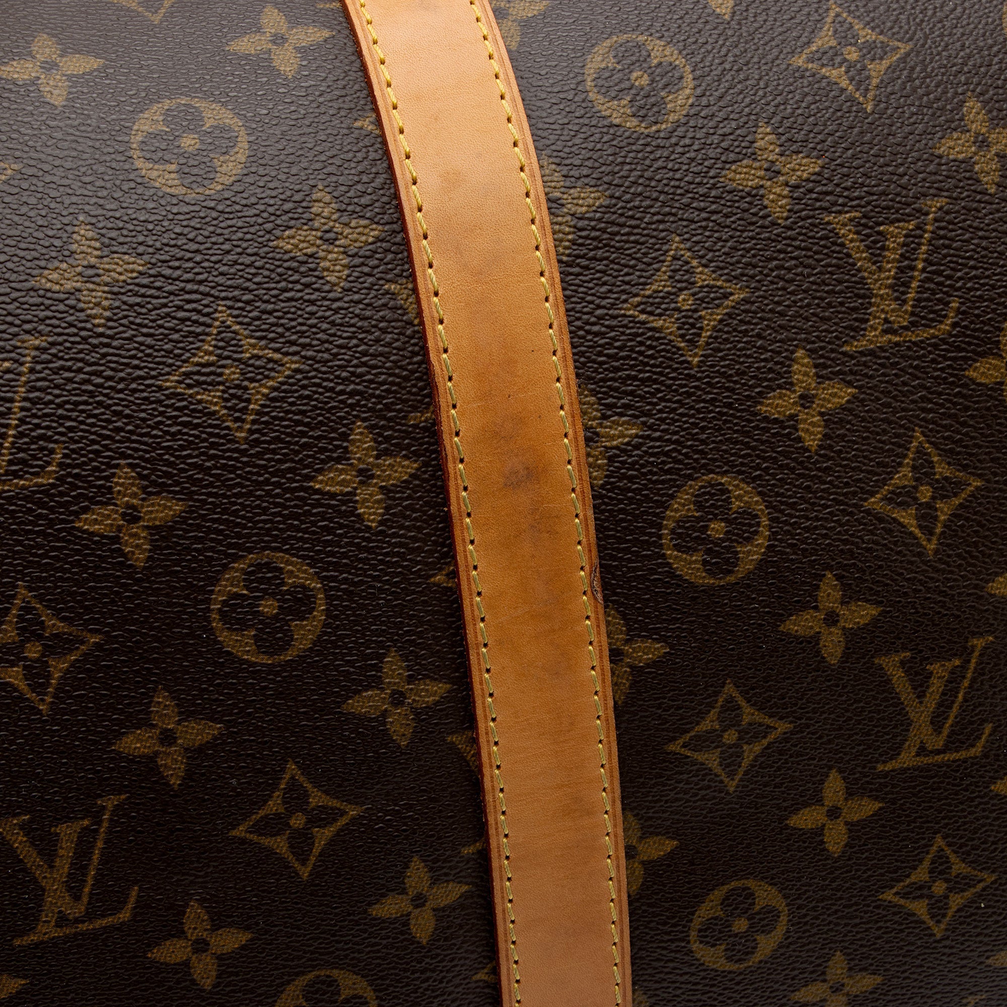 Louis Vuitton Vintage Monogram Canvas Keepall Bandouliere 60 Duffle Bag (SHF-N7uWMn)