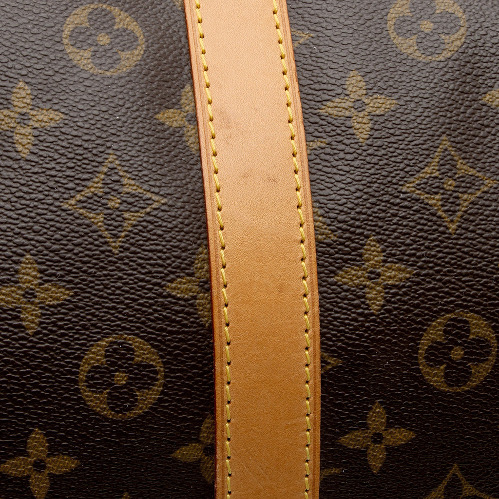 Louis Vuitton Vintage Monogram Canvas Keepall Bandouliere 60 Duffle Bag (SHF-N7uWMn)