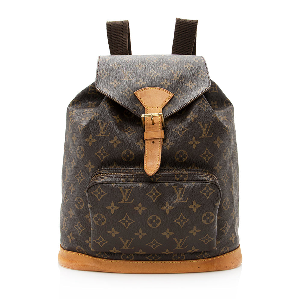 Louis Vuitton Vintage Monogram Canvas Montsouris GM Backpack (SHF-20600)