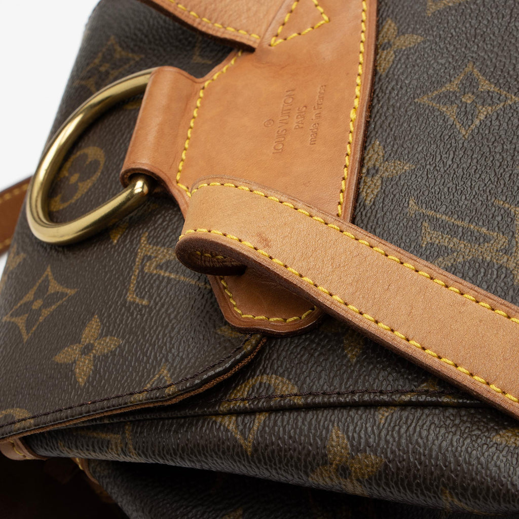 Louis Vuitton Vintage Monogram Canvas Montsouris MM Backpack (SHF-EUGvQe)
