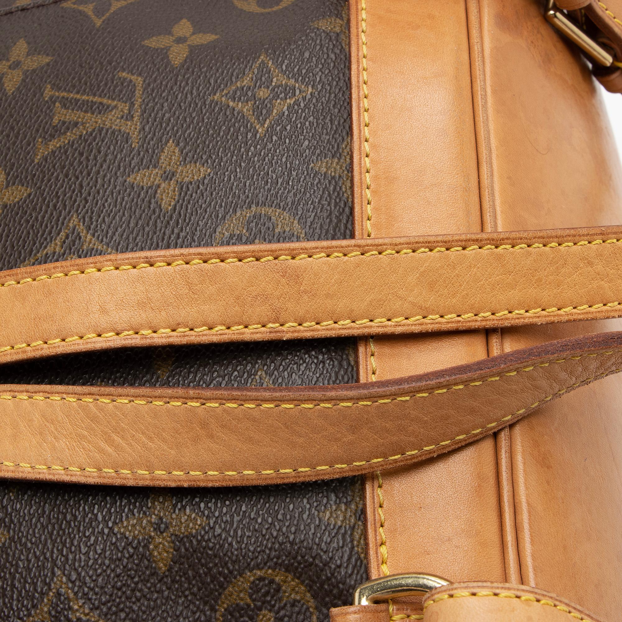 Louis Vuitton Vintage Monogram Canvas Montsouris MM Backpack (SHF-VoIk07)