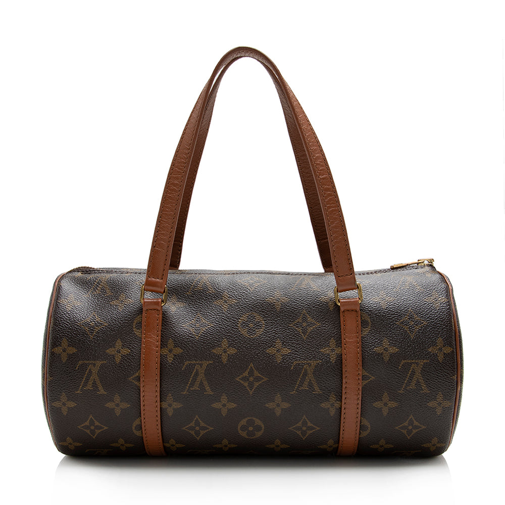 Louis Vuitton Vintage Monogram Canvas Papillon 30 Satchel (SHF-16151)