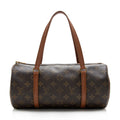 Louis Vuitton Vintage Monogram Canvas Papillon 30 Satchel (SHF-16151)