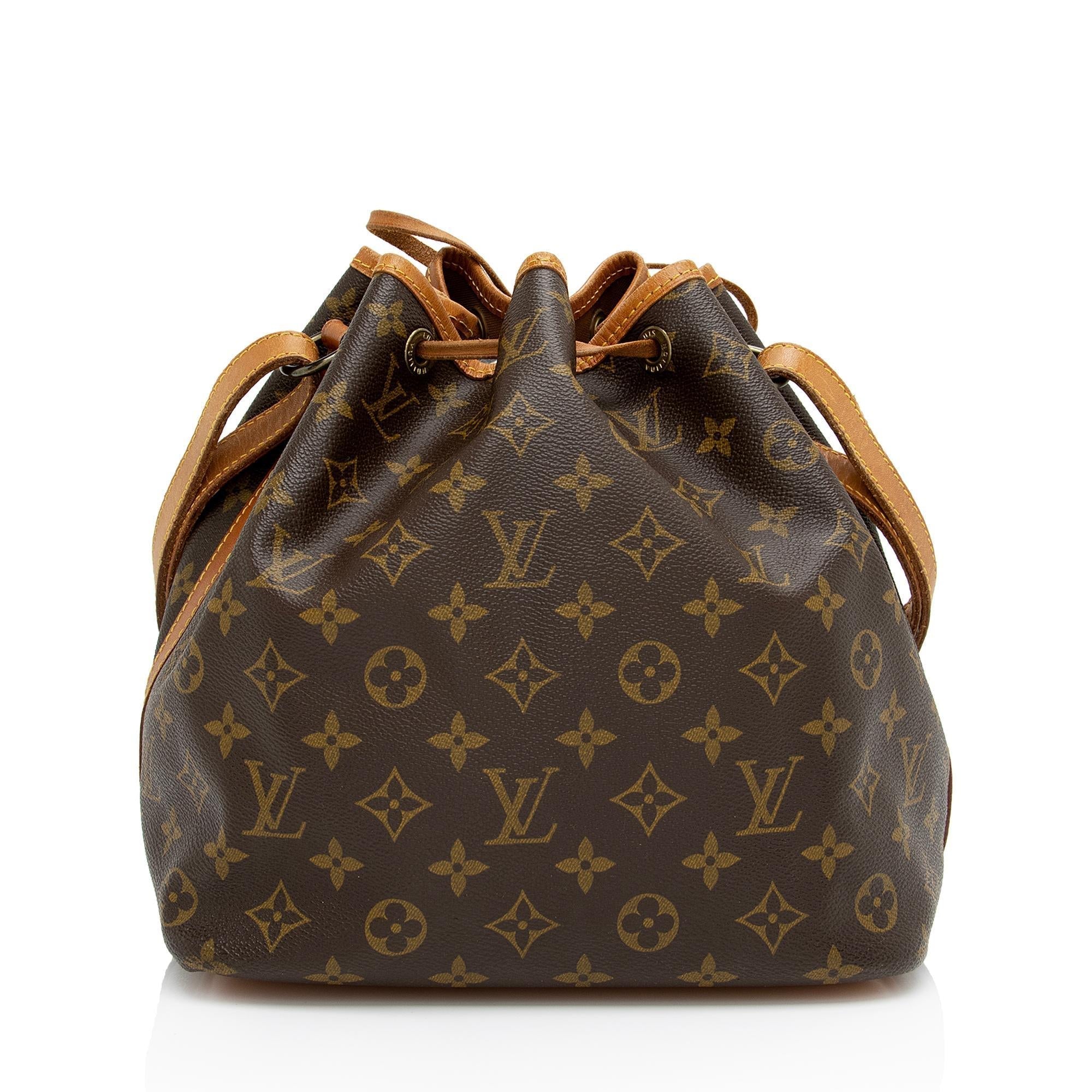 Louis Vuitton Vintage Monogram Canvas Petit Noe Shoulder Bag (SHF-IAw79k)