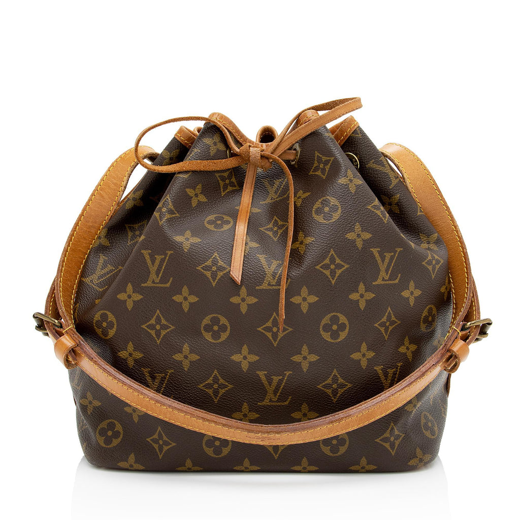 Louis Vuitton Vintage Monogram Canvas Petit Noe Shoulder Bag (SHF-IAw79k)