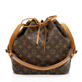 Louis Vuitton Vintage Monogram Canvas Petit Noe Shoulder Bag (SHF-IAw79k)