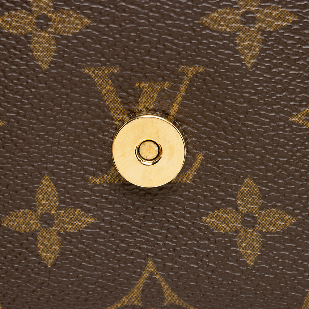 Louis Vuitton Vintage Monogram Canvas Pochette Twin GM Shoulder Bag (SHF-20313)