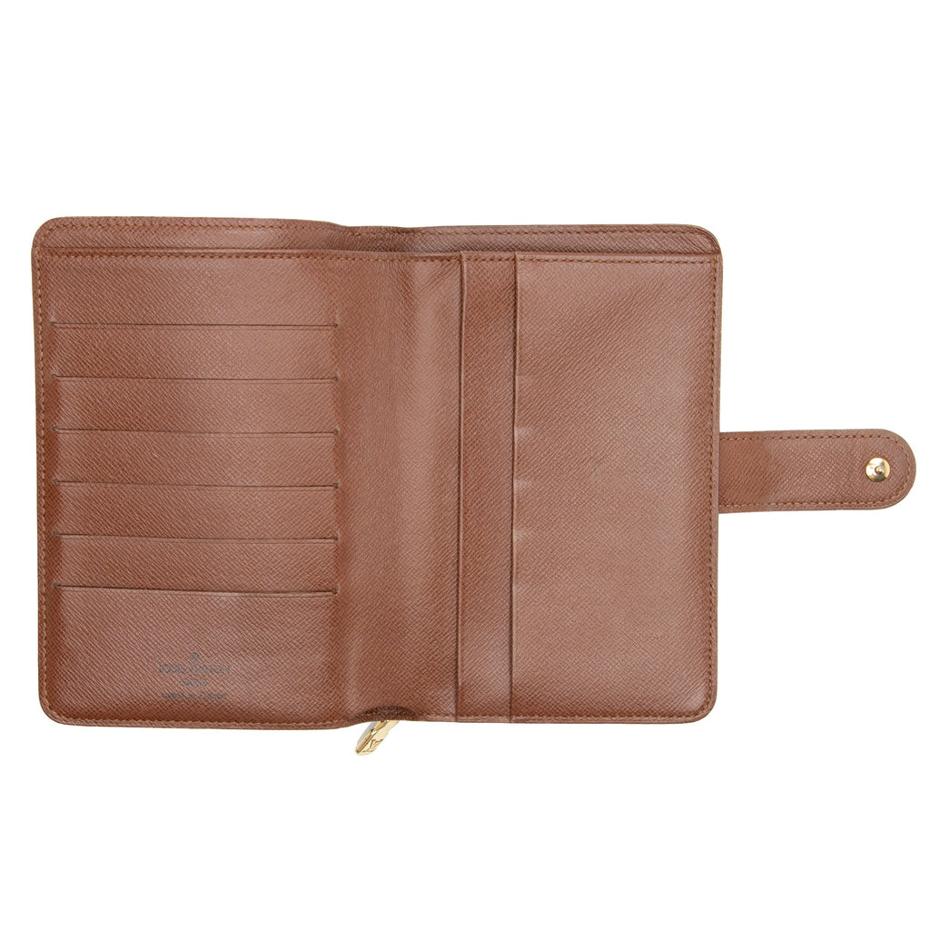Louis Vuitton Vintage Monogram Canvas Porte Papier Zipper Wallet (SHF-Punscc)