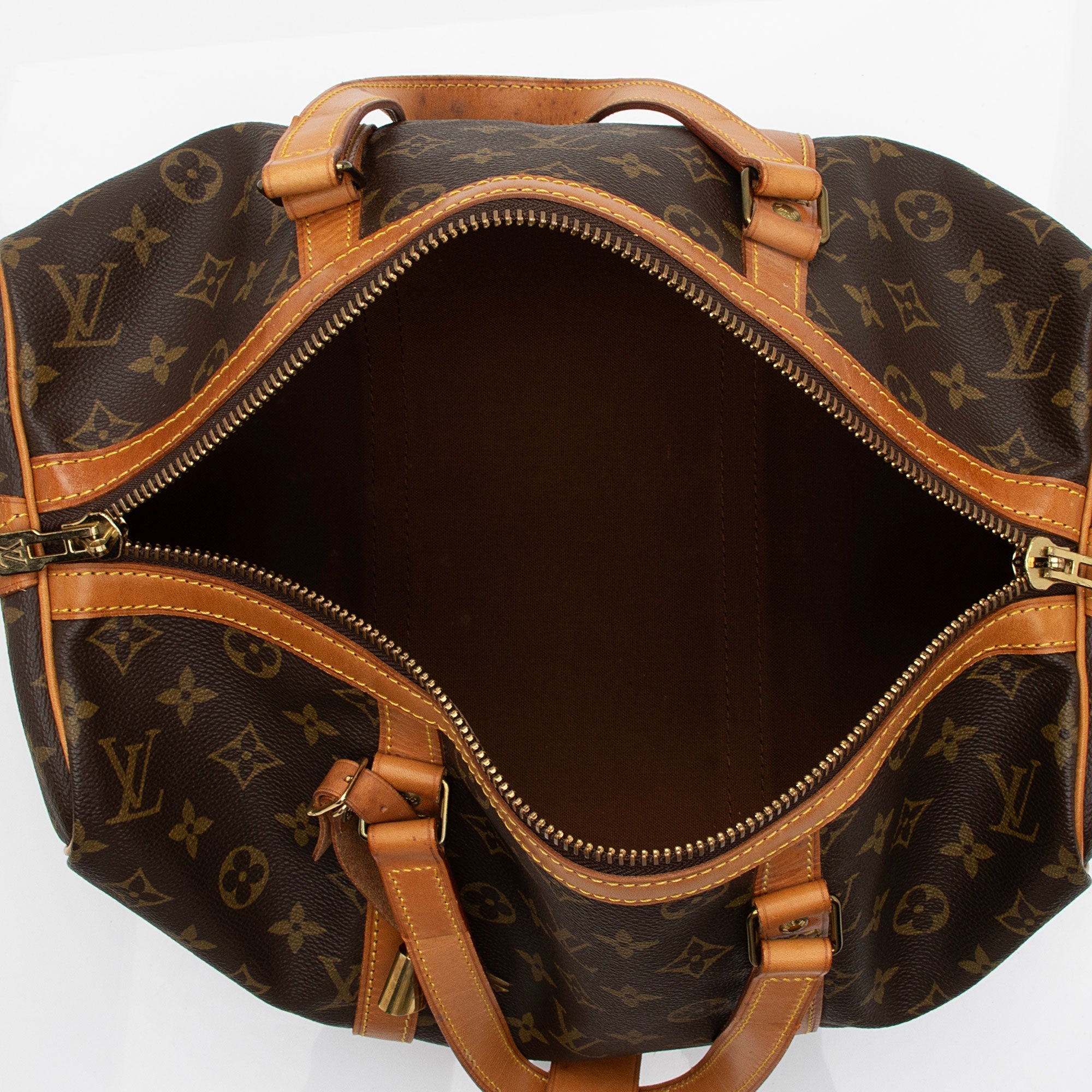 Louis Vuitton Vintage Monogram Canvas Sac Souple 35 Duffle Bag (SHF-z8boCz)