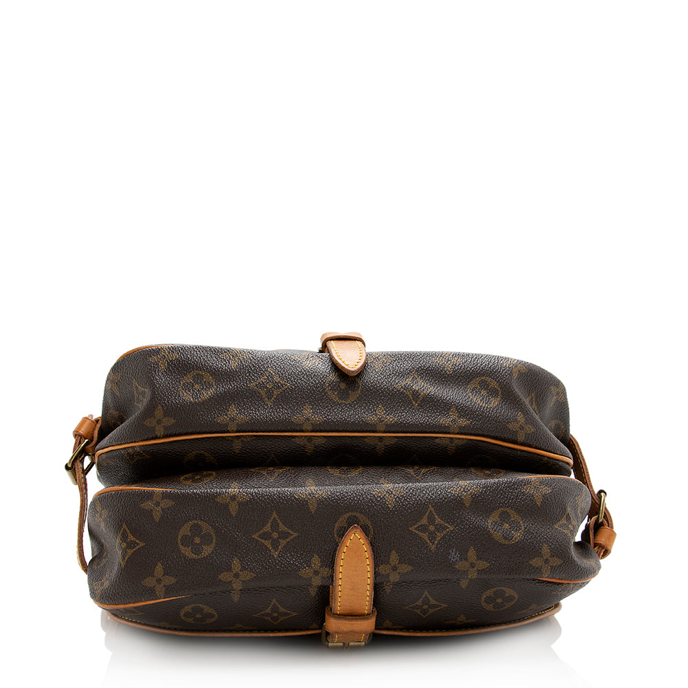 Louis Vuitton Vintage Monogram Canvas Saumur 30 Messenger Bag (SHF-qN3Go7)