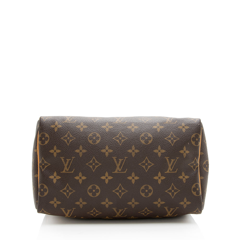 Louis Vuitton Vintage Monogram Canvas Speedy 25 Satchel (SHF-5p2onE)