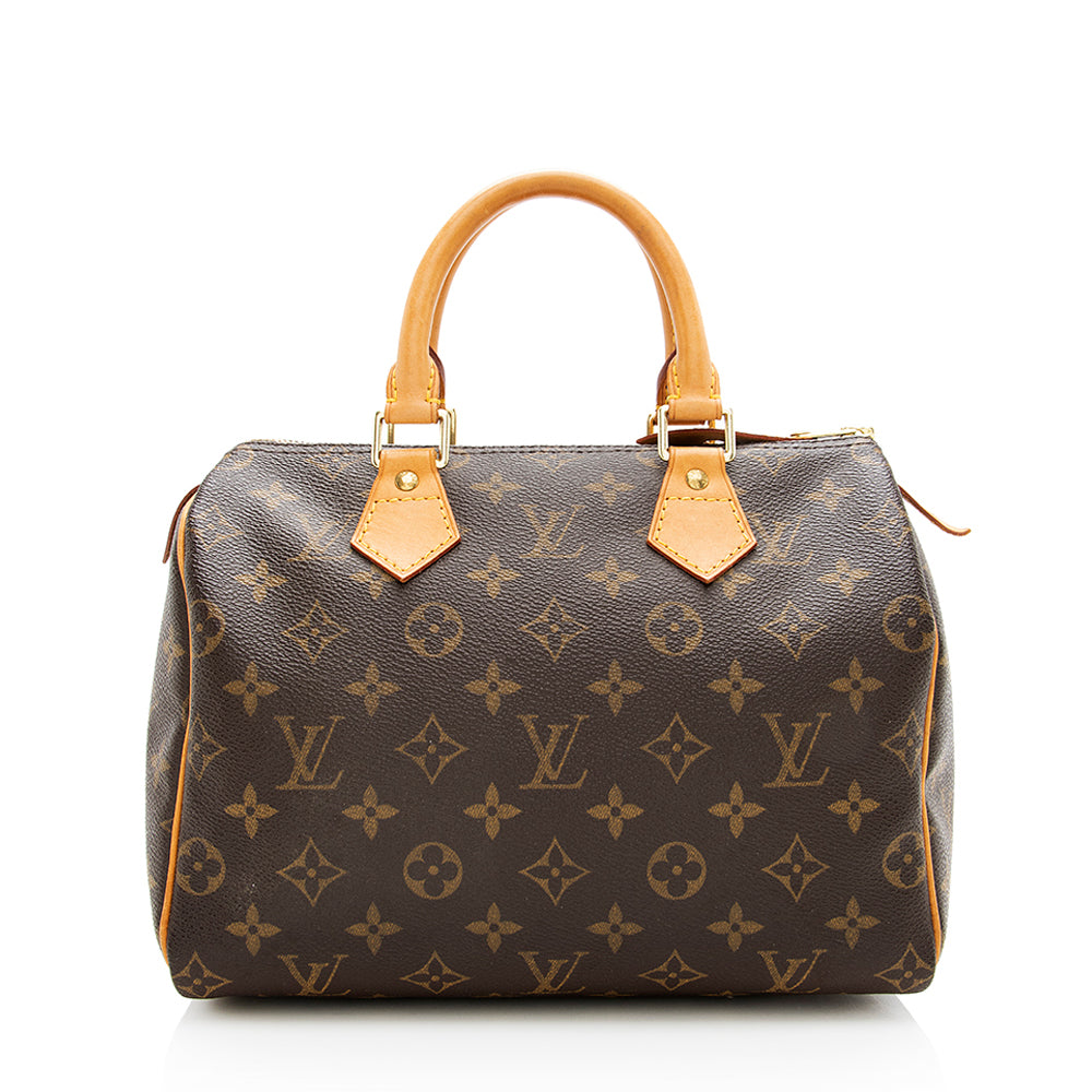 Louis Vuitton Vintage Monogram Canvas Speedy 25 Satchel (SHF-5p2onE)