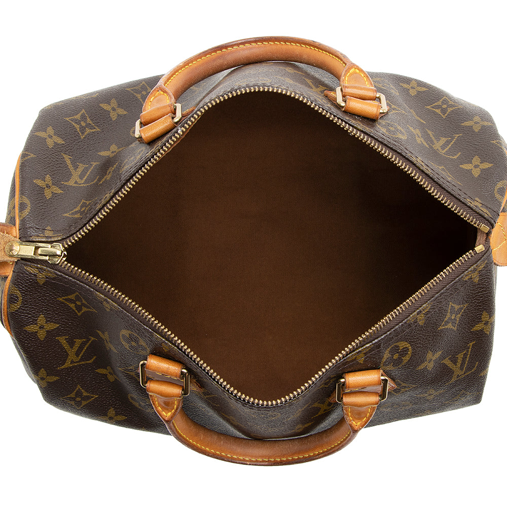 Louis Vuitton Vintage Monogram Canvas Speedy 30 Satchel - FINAL SALE (SHF-20194)