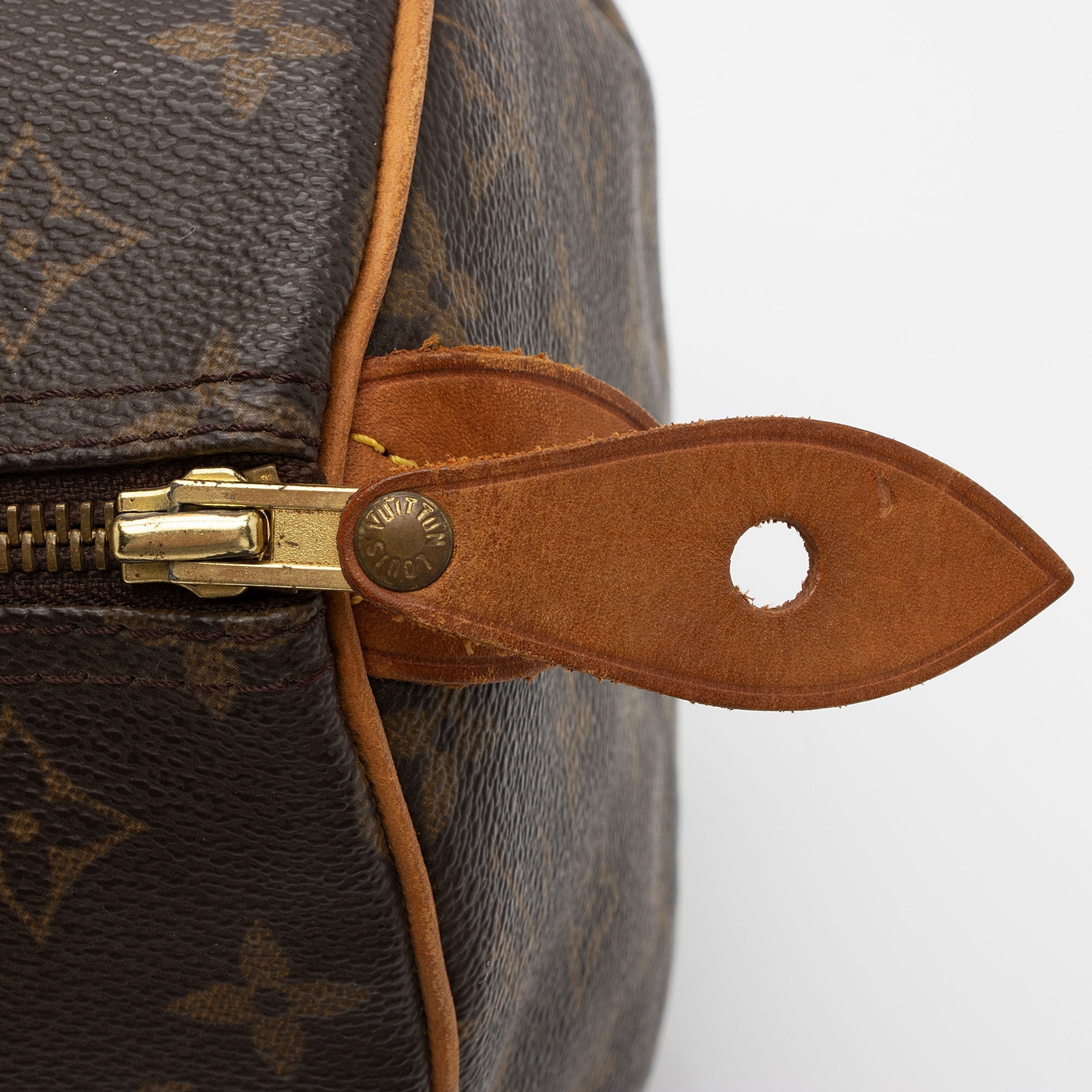 Louis Vuitton Vintage Monogram Canvas Speedy 30 Satchel (SHF-nThtxr)