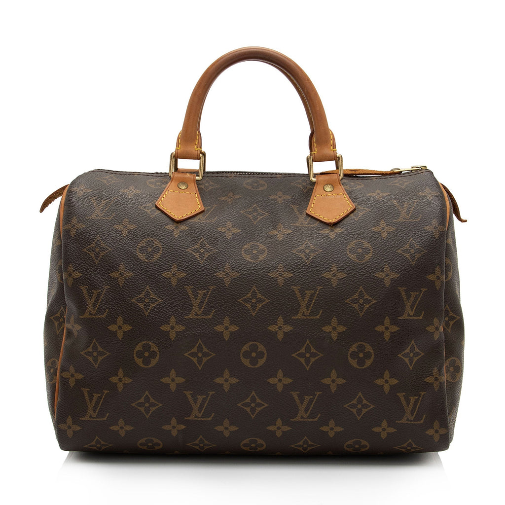 Louis Vuitton Vintage Monogram Canvas Speedy 30 Satchel (SHF-nThtxr)