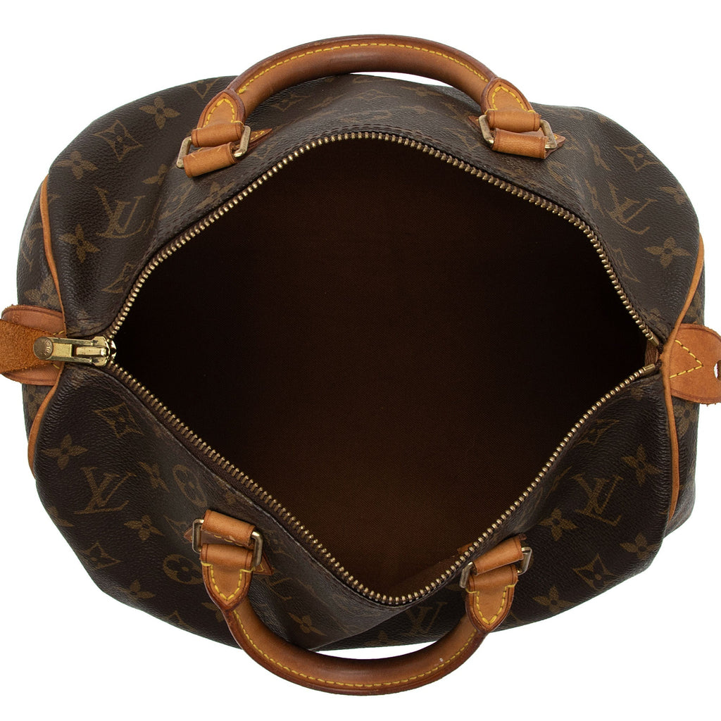 Louis Vuitton Vintage Monogram Canvas Speedy 30 Satchel (SHF-nThtxr)