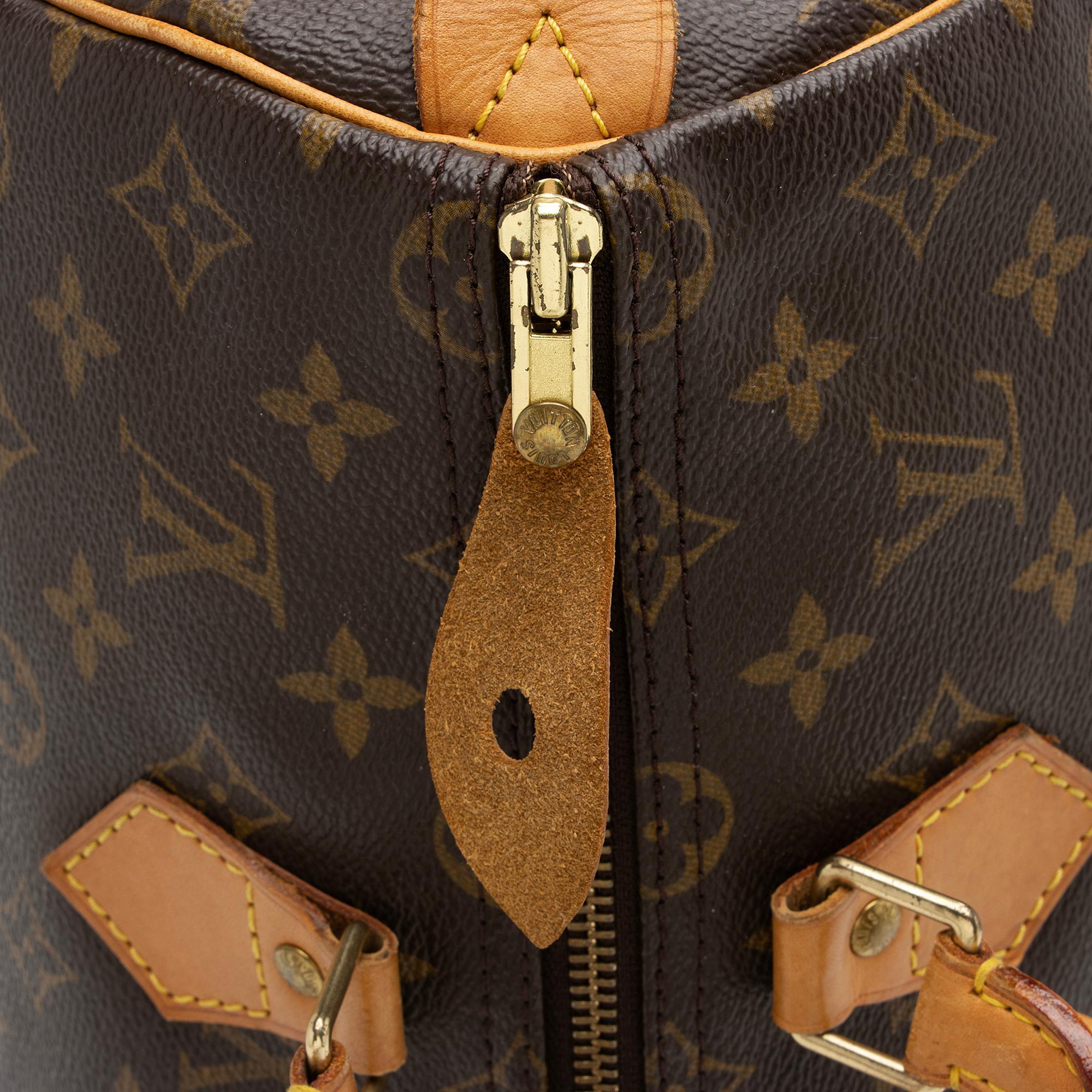 Louis Vuitton Vintage Monogram Canvas Speedy 35 Satchel (SHF-Ie8qGw)