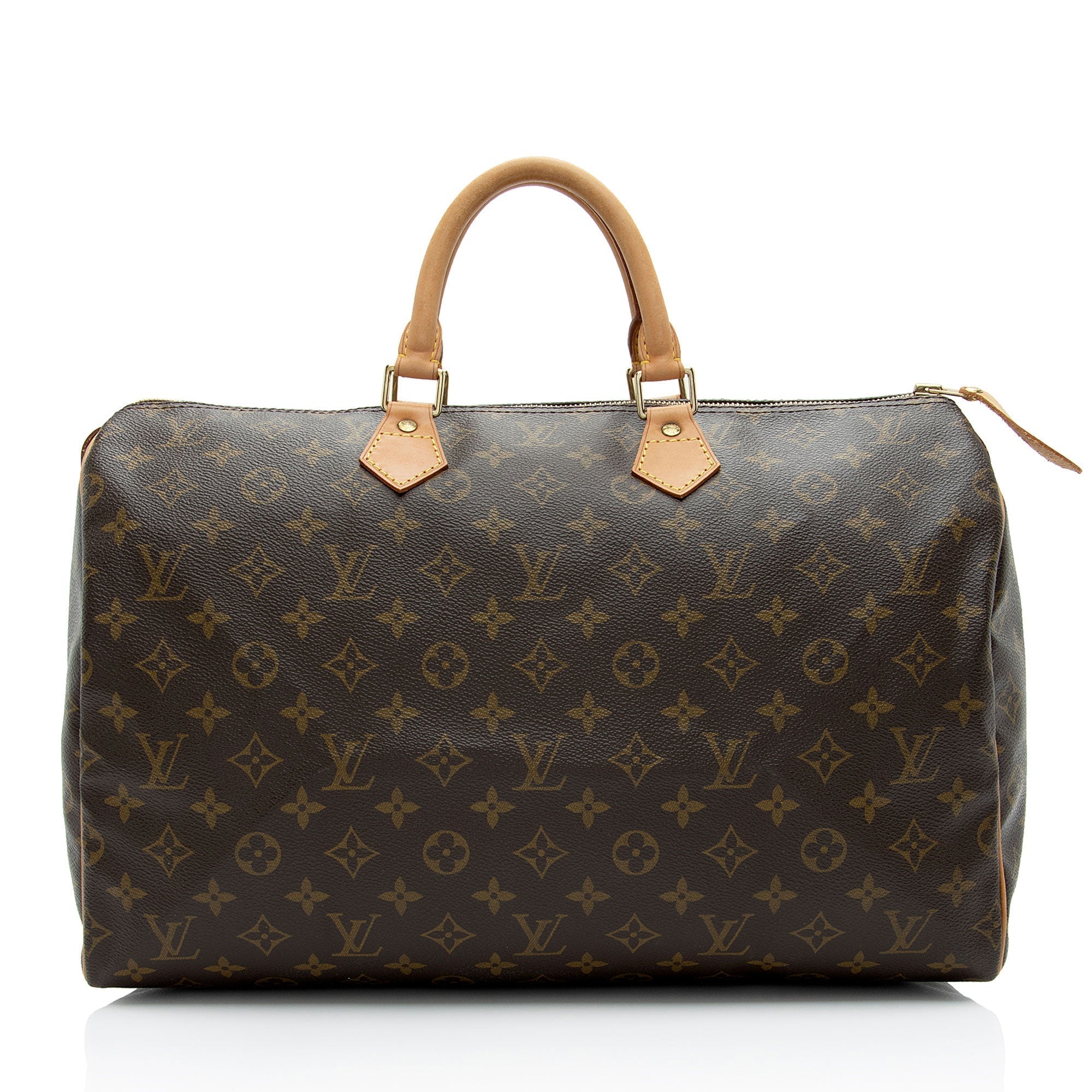 Louis Vuitton Vintage Monogram Canvas Speedy 40 Satchel (SHF-eyYBWC)