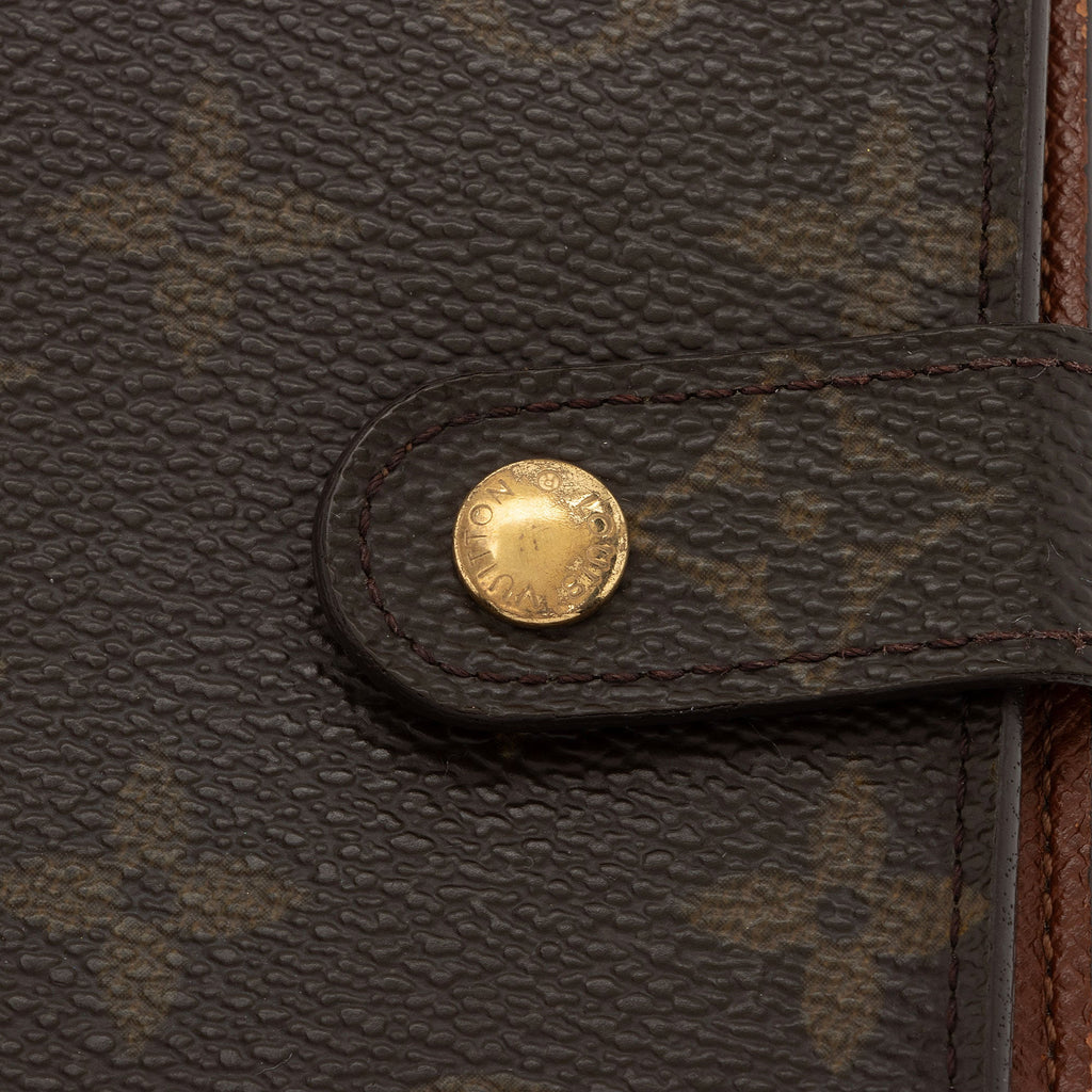 Louis Vuitton Vintage Monogram Canvas Zipped Compact Wallet (SHF-slTJTi)