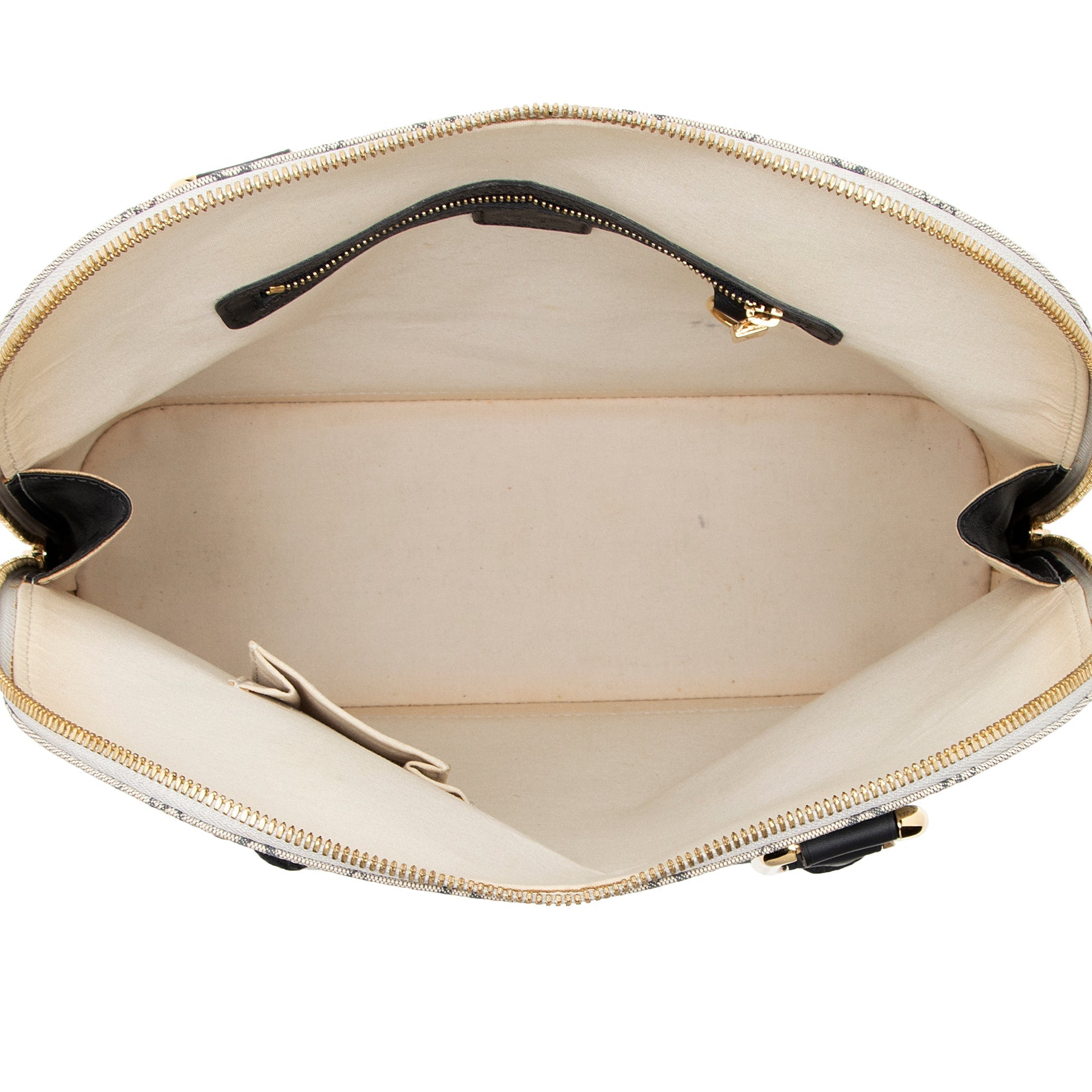 Louis Vuitton Vintage Monogram Mini Lin Alma Haut Satchel (SHF-22280)