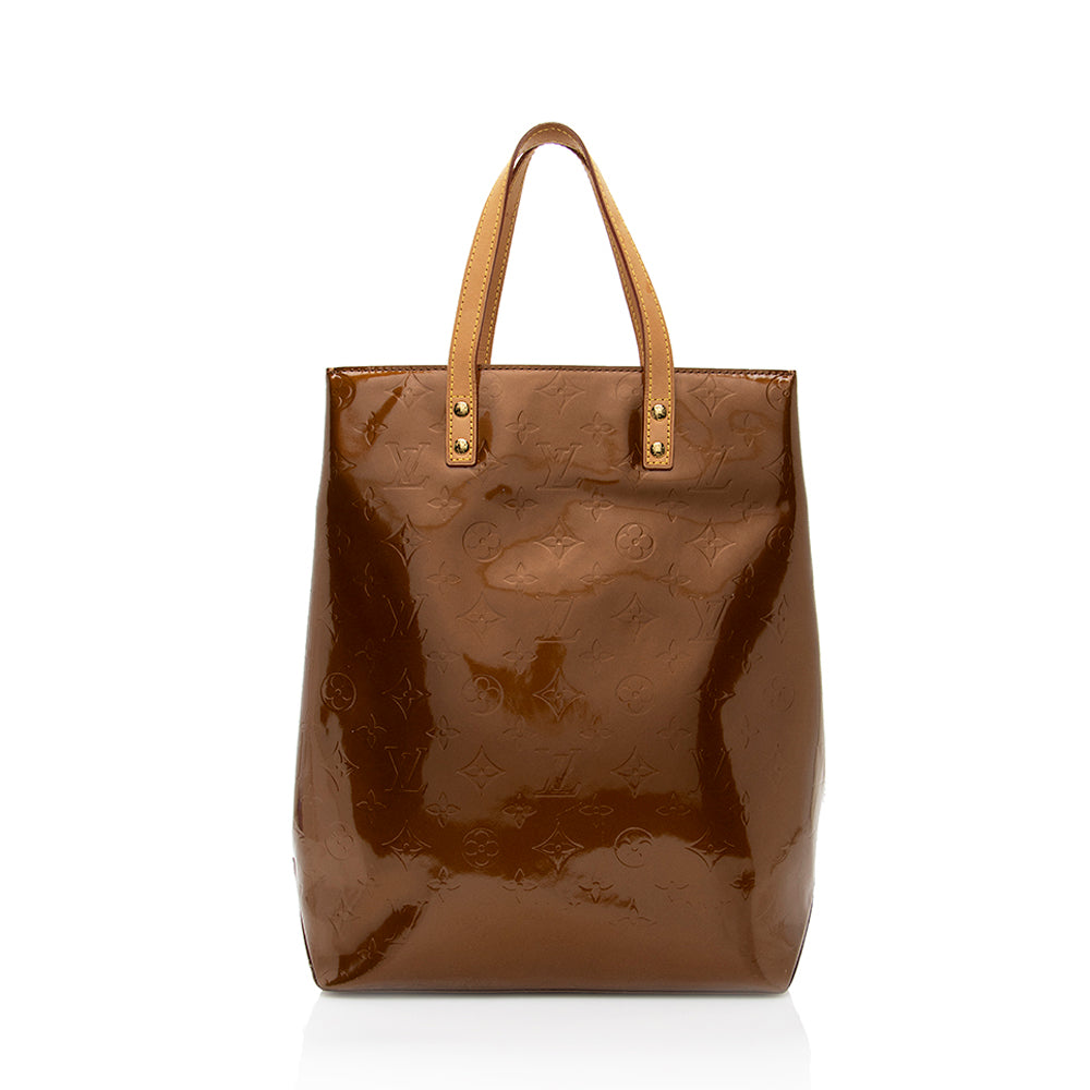 Louis Vuitton Vintage Monogram Vernis Reade MM Tote (SHF-18463)