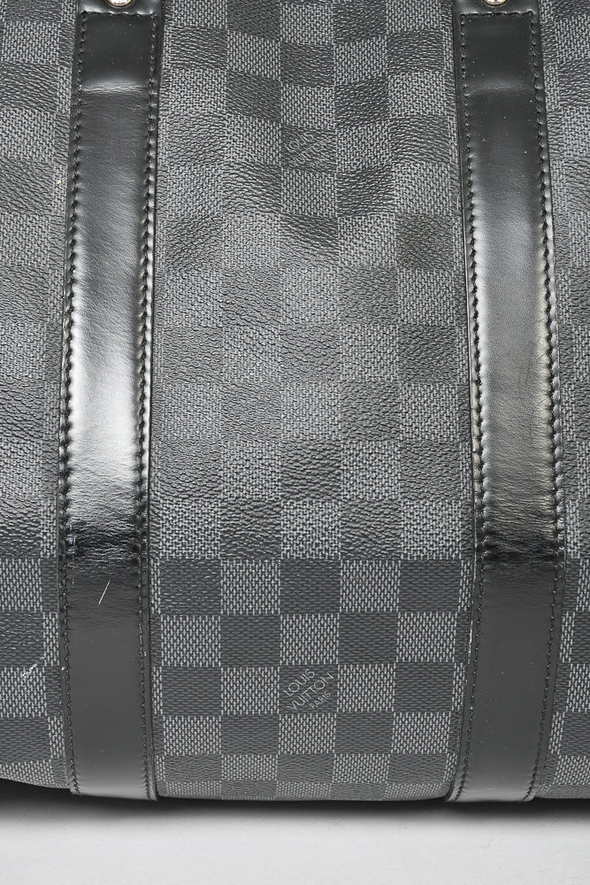 Louis Vuitton Damier Graphite Keepall 45 Bandouliere w/ Strap