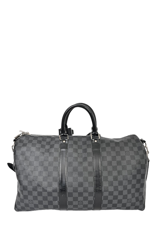 Louis Vuitton Damier Graphite Keepall 45 Bandouliere w/ Strap