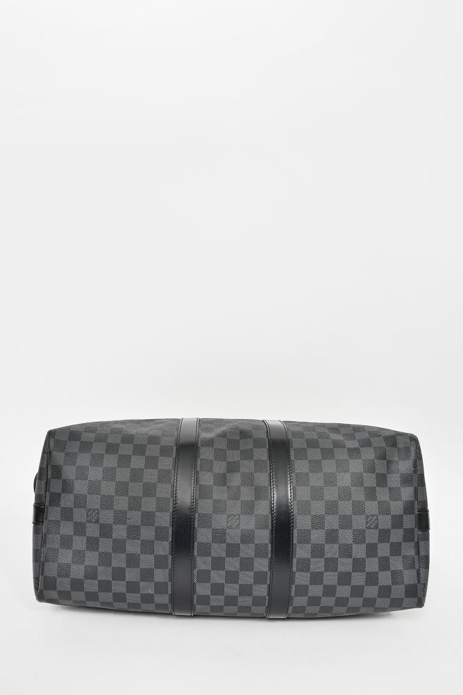 Louis Vuitton Damier Graphite Keepall 45 Bandouliere w/ Strap