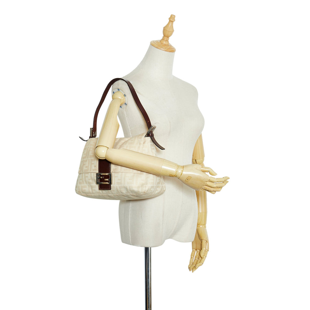 FENDI Zucca Mamma Forever Brown