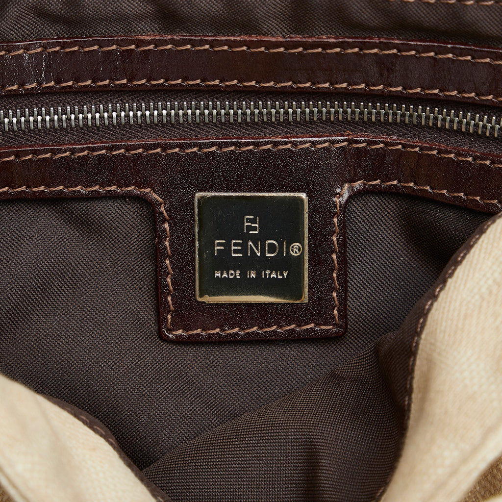 FENDI Zucca Mamma Forever Brown