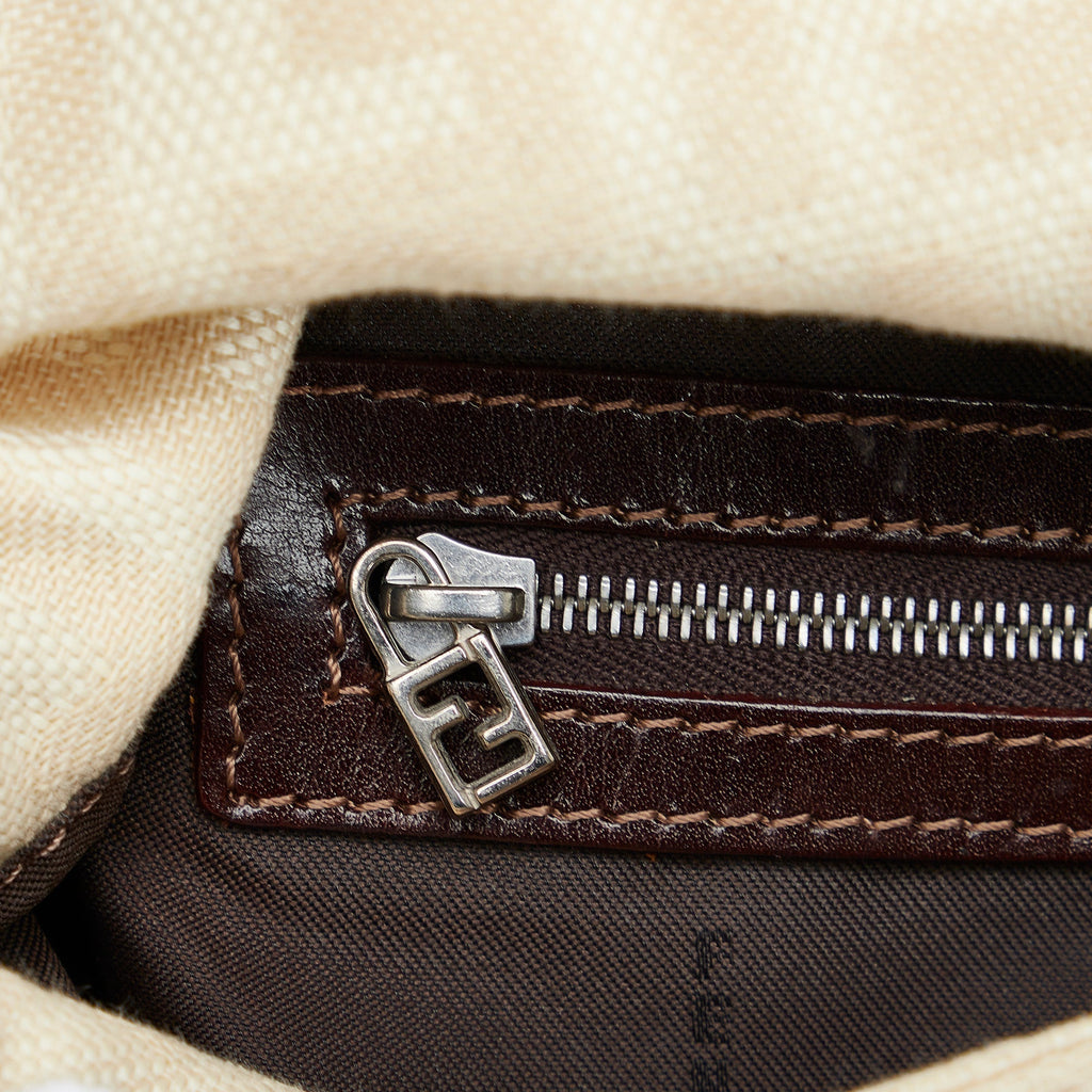 FENDI Zucca Mamma Forever Brown