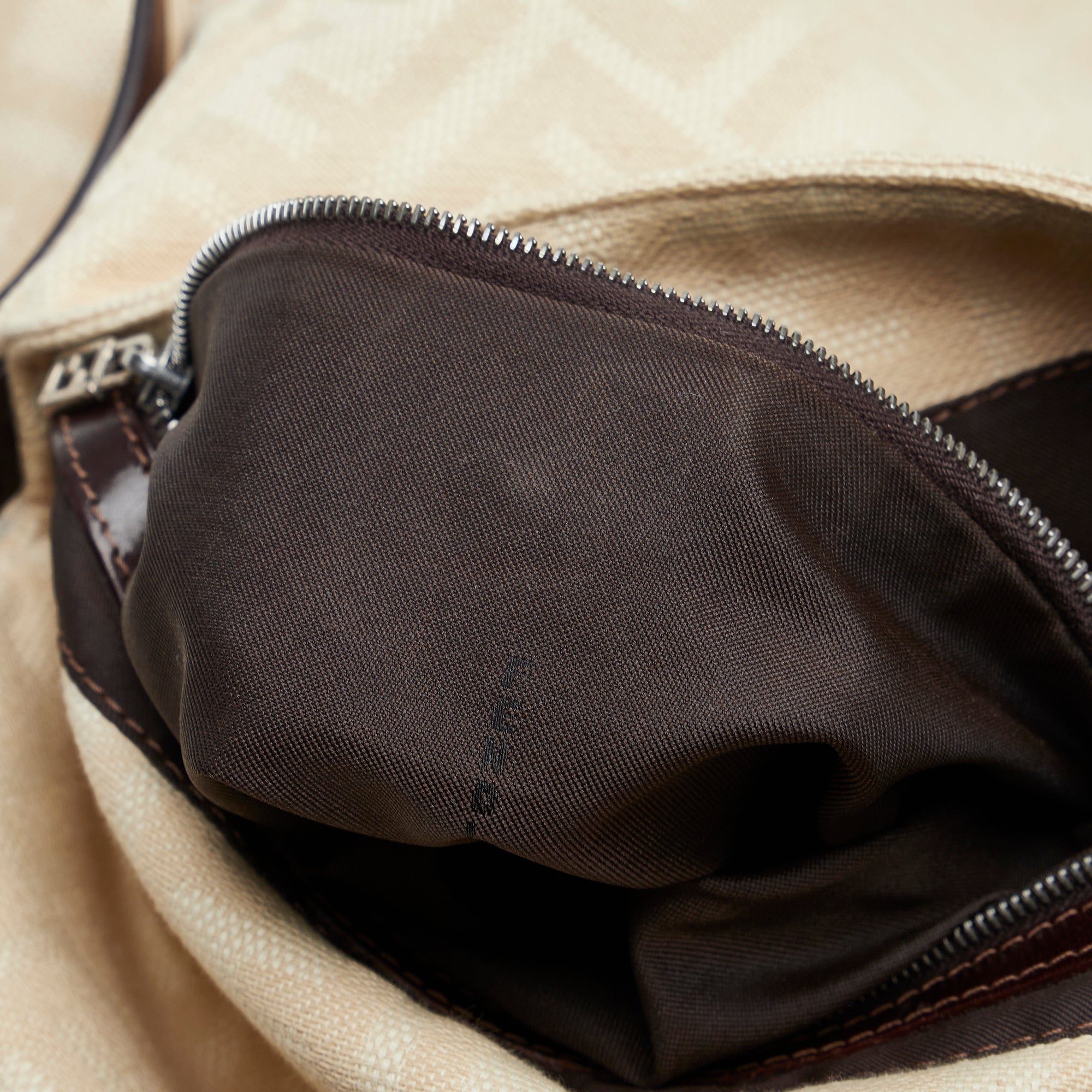 FENDI Zucca Mamma Forever Brown