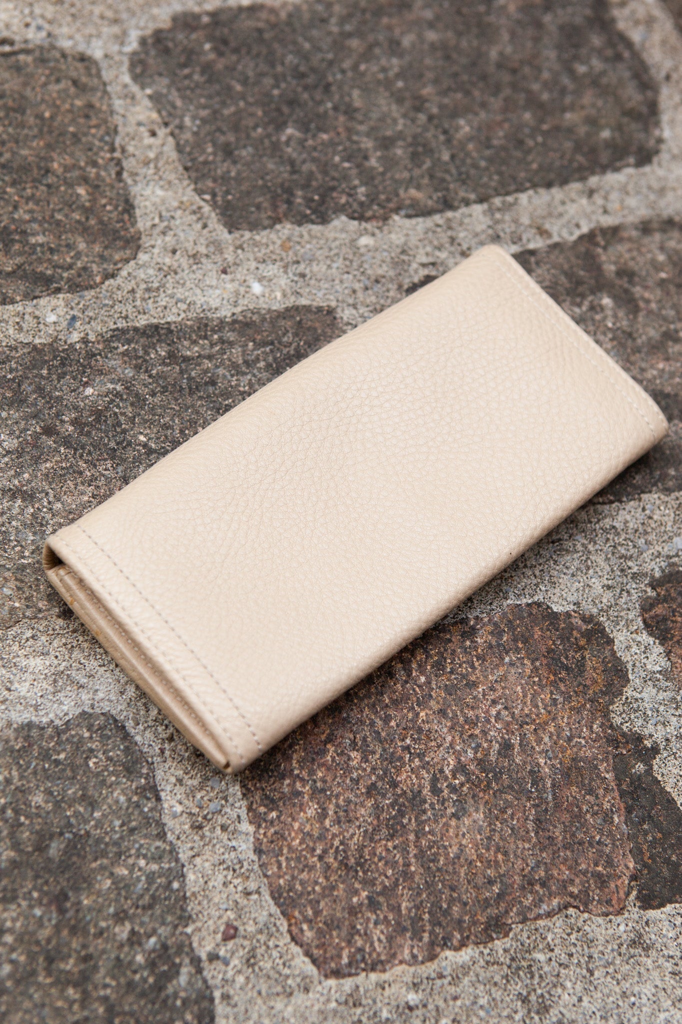 PRADA Long Wallet Beige