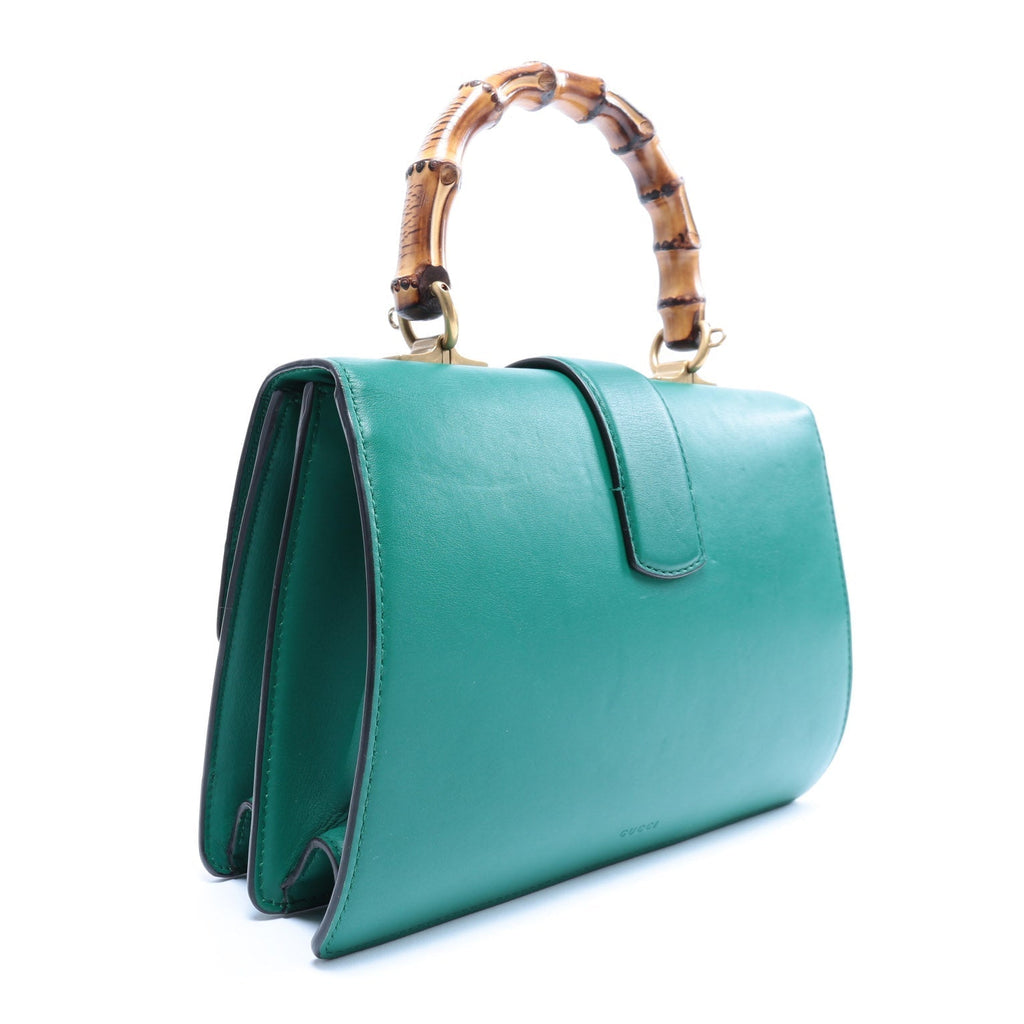 GUCCI Dionysus Medium Bamboo Top Handle - Green