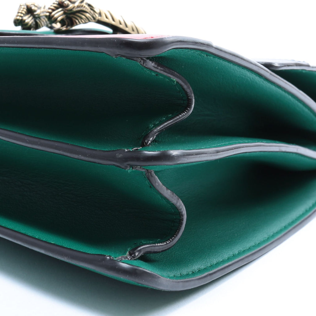 GUCCI Dionysus Medium Bamboo Top Handle - Green