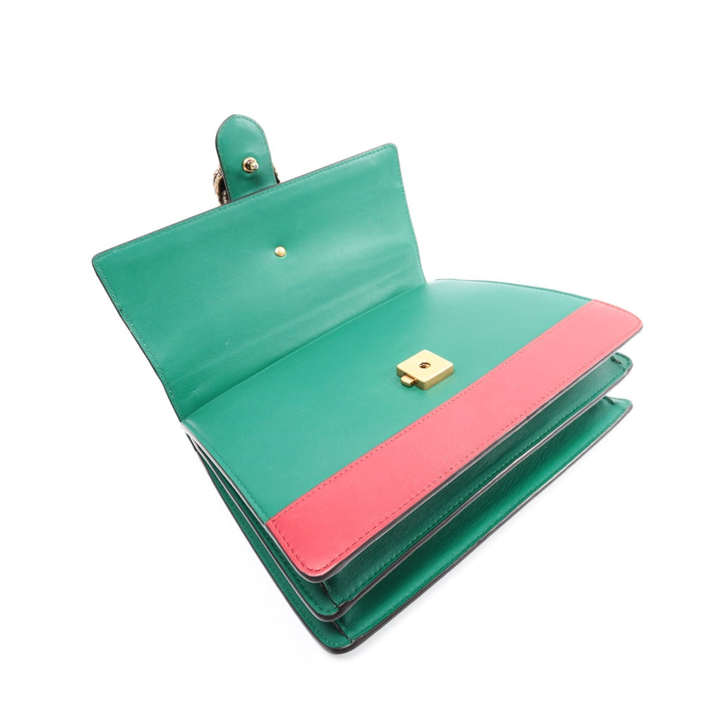 GUCCI Dionysus Medium Bamboo Top Handle - Green