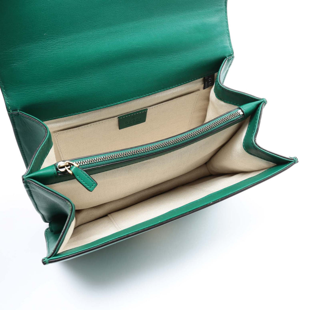 GUCCI Dionysus Medium Bamboo Top Handle - Green