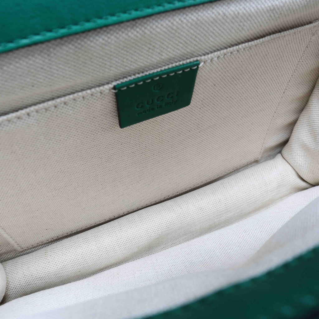 GUCCI Dionysus Medium Bamboo Top Handle - Green
