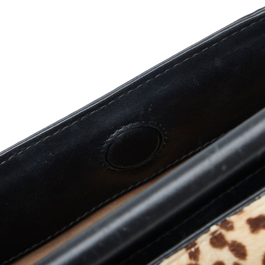 GUCCI Small Bamboo Nymphaea Pony Hair Satchel