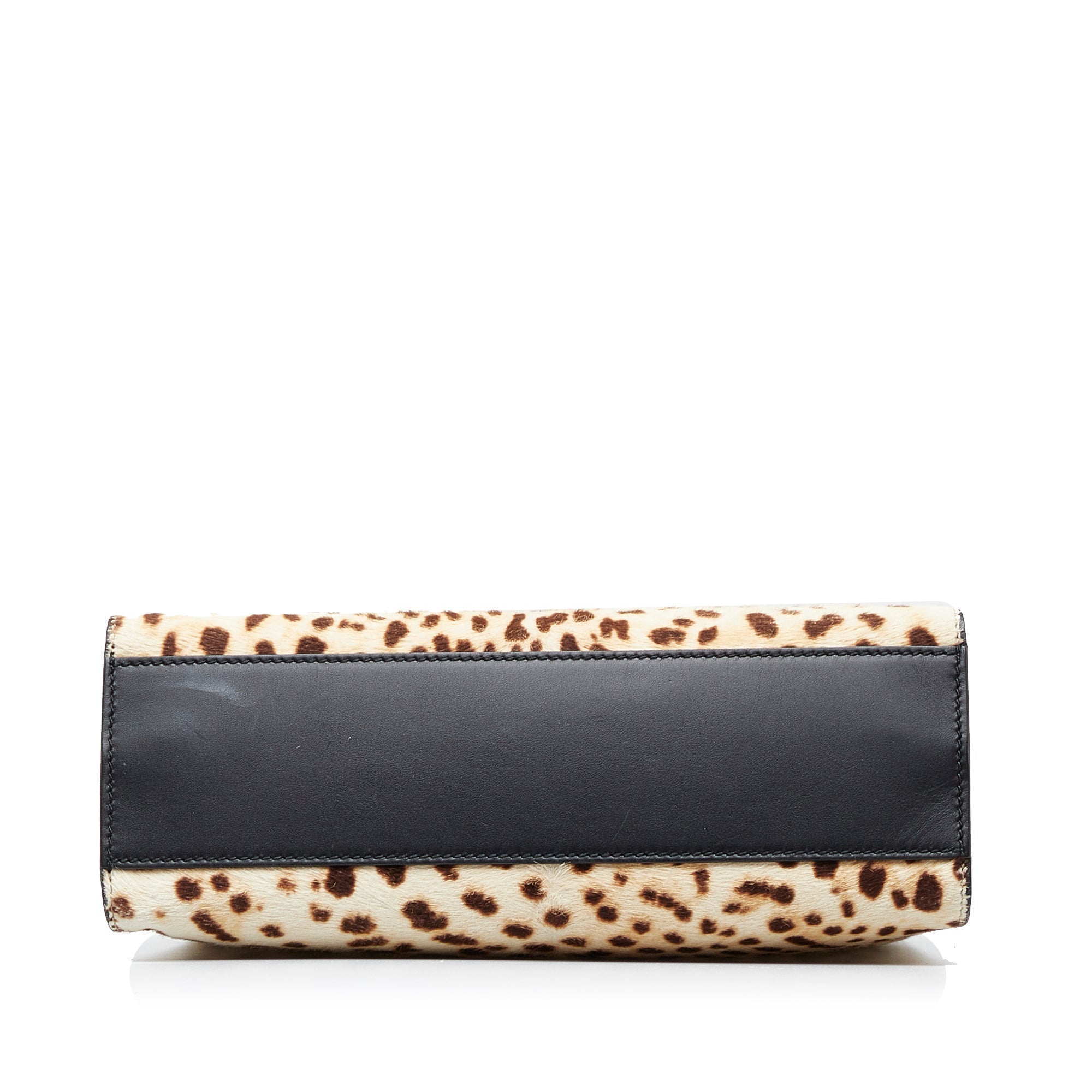 GUCCI Small Bamboo Nymphaea Pony Hair Satchel