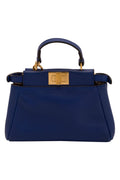 FENDI Nappa Micro Peekaboo Iconic Satchel Iris