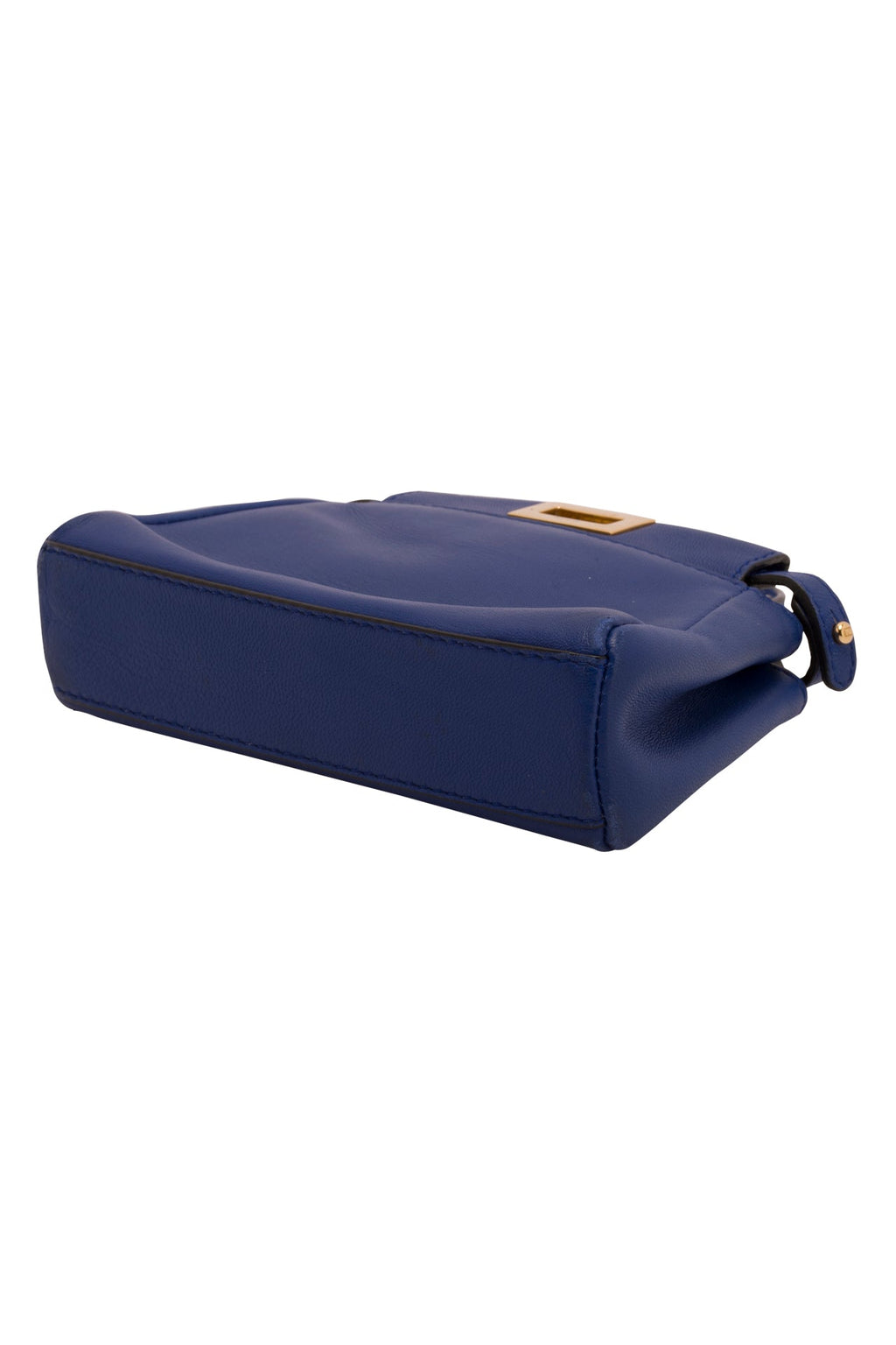 FENDI Nappa Micro Peekaboo Iconic Satchel Iris
