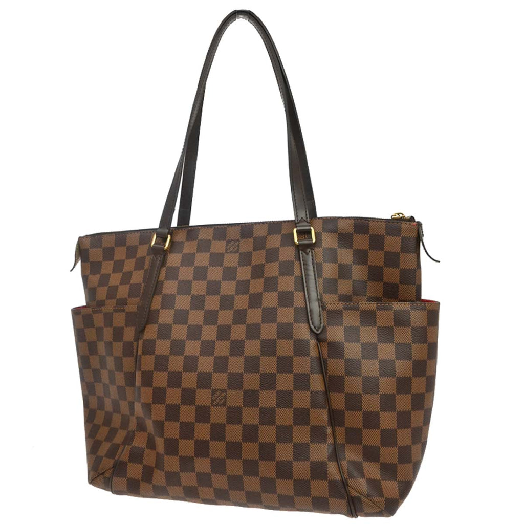 Louis Vuitton Damier Totally MM Shoulder Tote Bag N41281