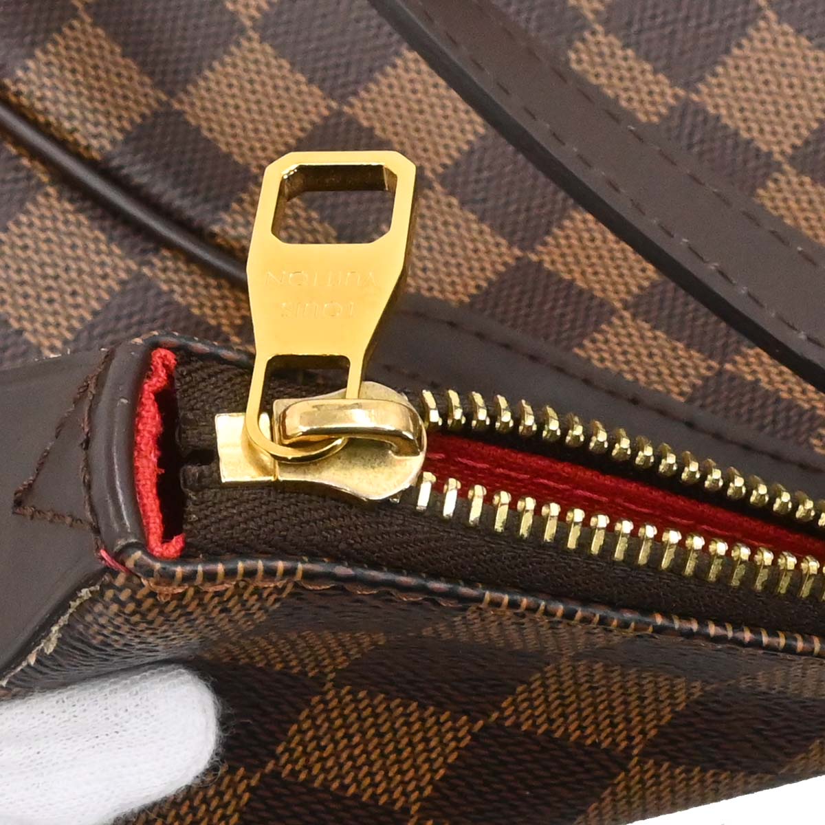 Louis Vuitton Damier Totally MM Shoulder Tote Bag N41281