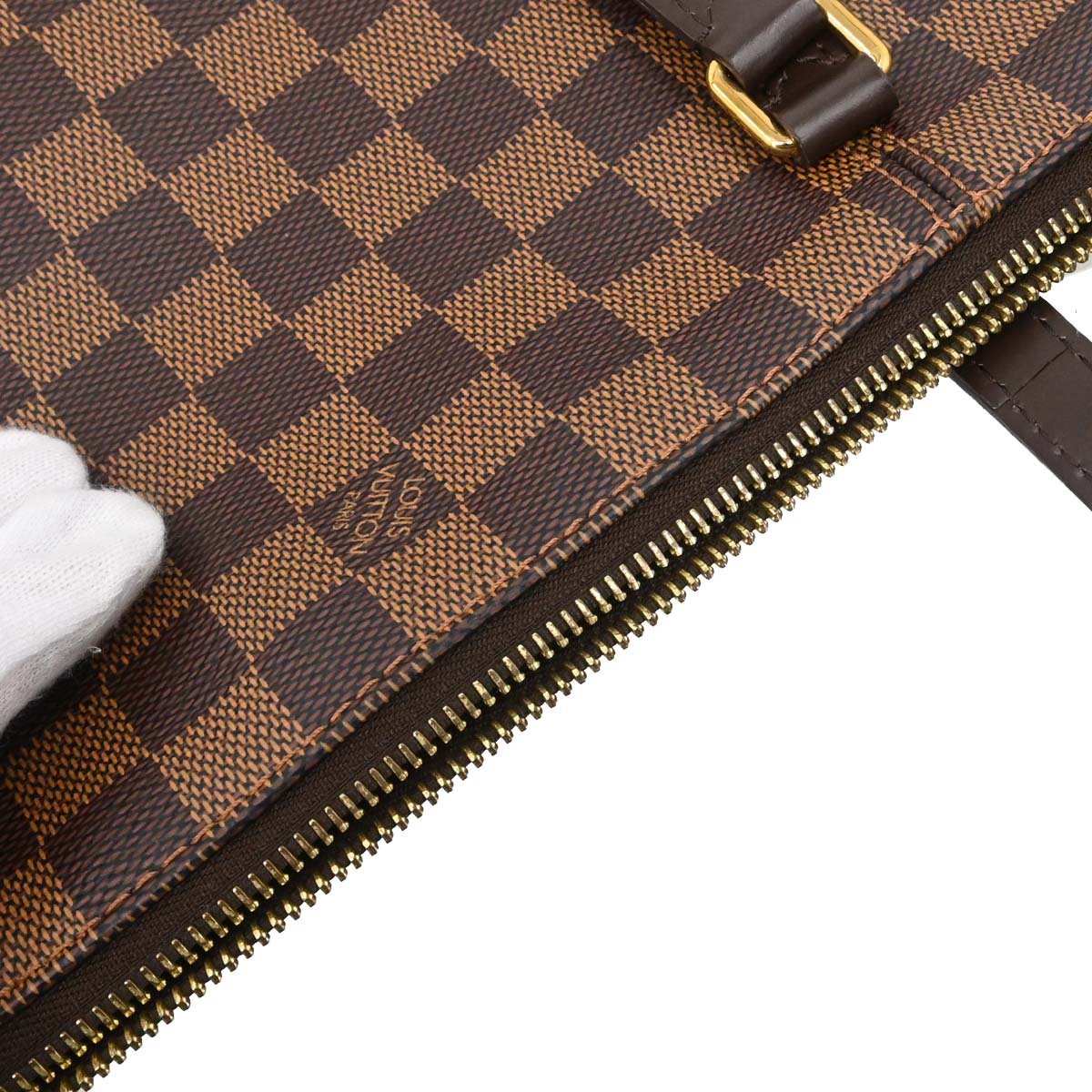 Louis Vuitton Damier Totally MM Shoulder Tote Bag N41281