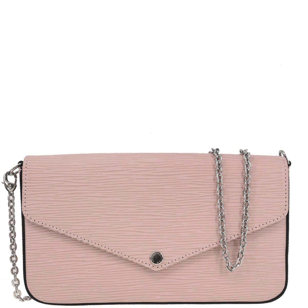 Louis Vuitton 2018 Pink Epi Pochette Felicie Shoulder Bag M62467