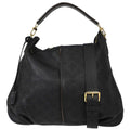 Louis Vuitton Black Mahina Selene MM 2way Shoulder Handbag M93987